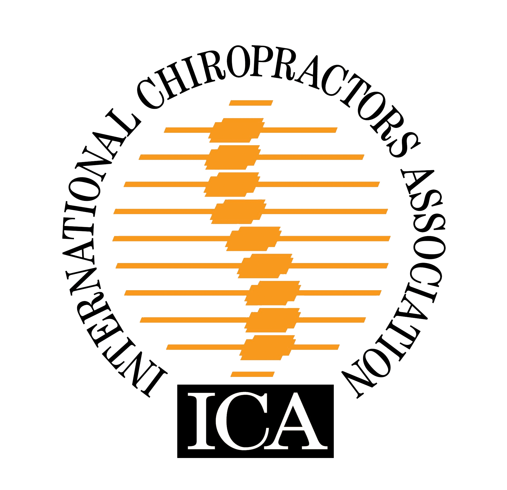 International Chiropractors Association (ICA) logo representing Dr. Ryan's membership.