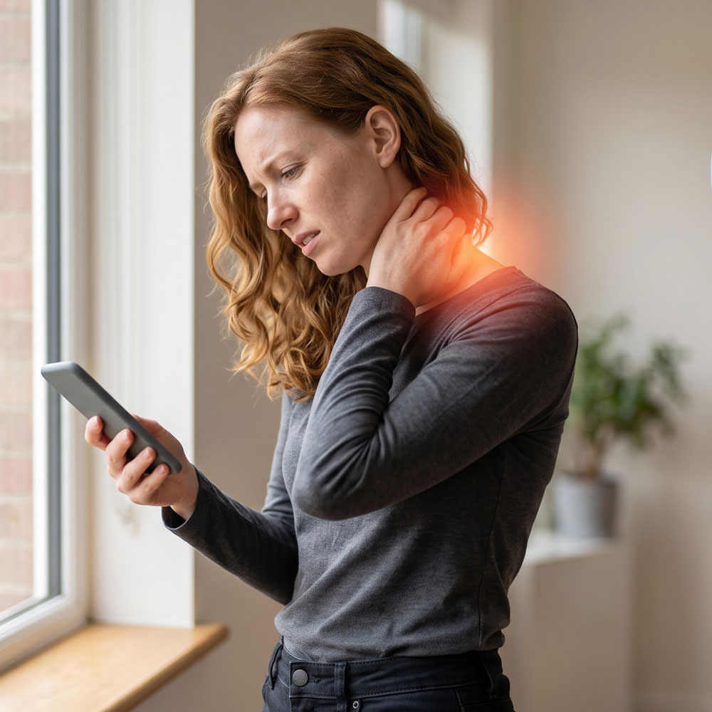 forward-head-posture-text-neck-and-neck-pain Forward Head Posture, Text Neck, and Neck Pain
